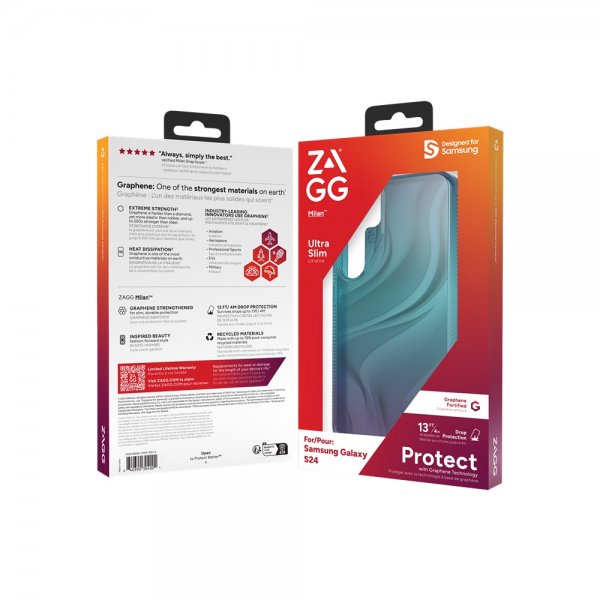 Zagg Samsung Galaxy S24 Deksel Milan Deep Aurora