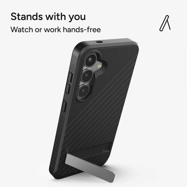Zagg Samsung Galaxy S25 Deksel Denali Kickstand Svart