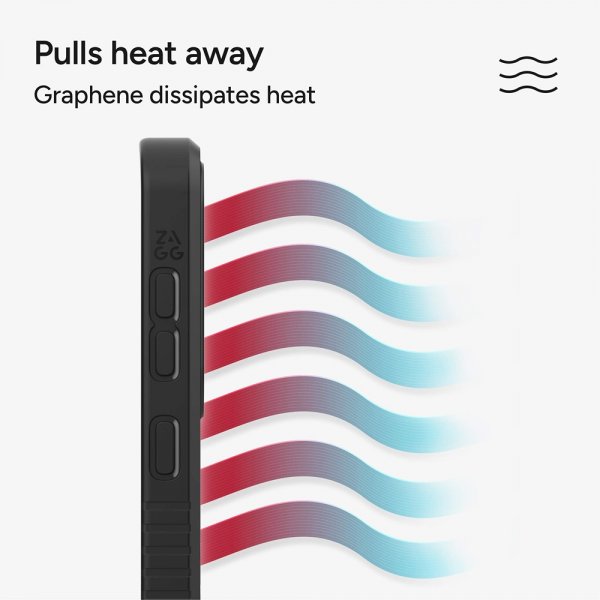 Zagg Samsung Galaxy S25 Plus Deksel Denali Kickstand Svart