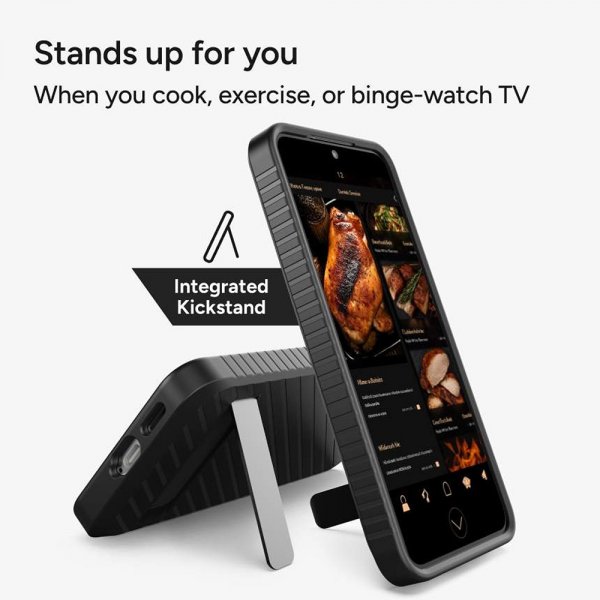 Zagg Samsung Galaxy S25 Plus Deksel Denali Kickstand Svart