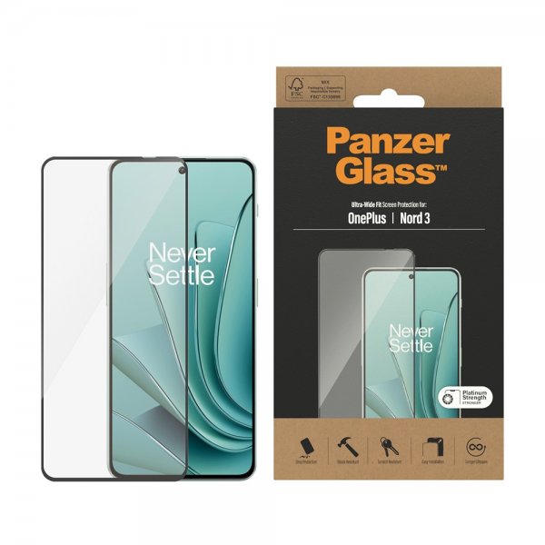 PanzerGlass OnePlus Nord 3 Skjermbeskytter Ultra-Wide Fit