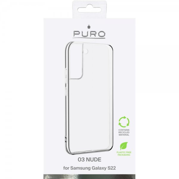 Puro Samsung Galaxy S22 Deksel Nude Transparent