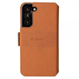 Krusell Samsung Galaxy S22 Etui Leather PhoneWallet Cognac
