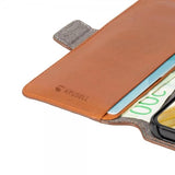 Krusell Samsung Galaxy S22 Etui Leather PhoneWallet Cognac