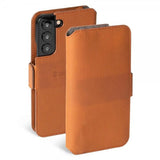 Krusell Samsung Galaxy S22 Plus Etui Leather PhoneWallet Cognac