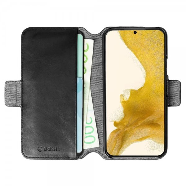 Krusell Samsung Galaxy S20 FE Etui Leather PhoneWallet Svart