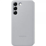 Samsung Original Galaxy S22 Plus Etui Smart LED View Cover Light Gray