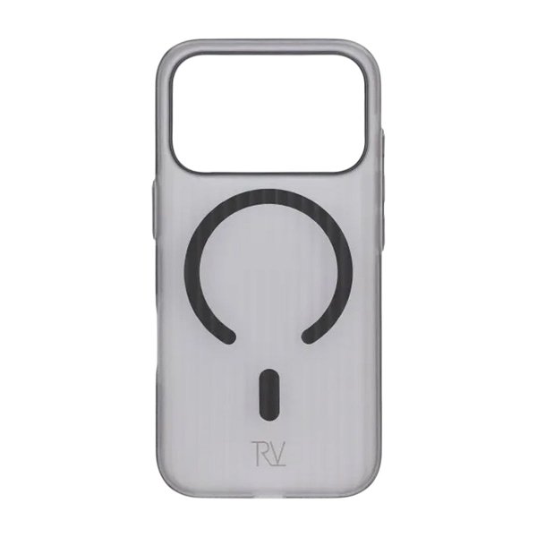 Rvelon iPhone 17 Pro Deksel Korrugerte MagSafe Grå
