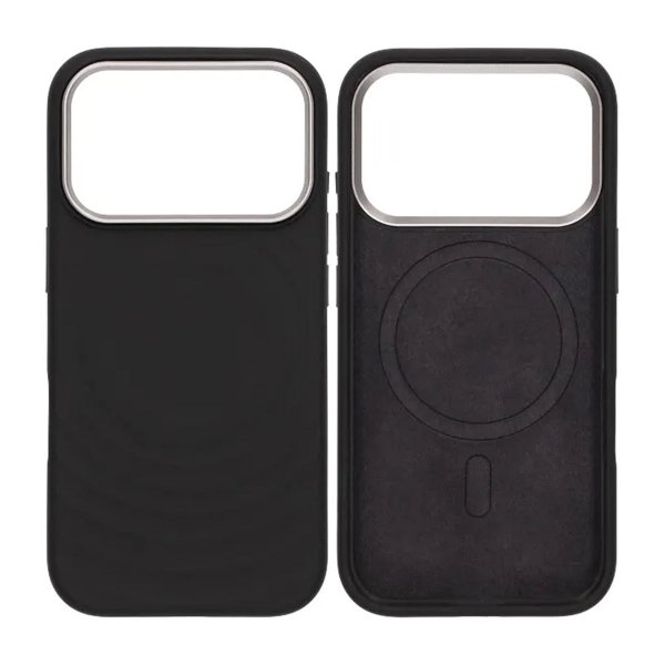 iPhone 17 Pro Deksel Silikon MagSafe Svart