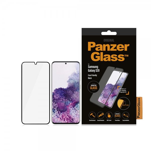 PanzerGlass Samsung Galaxy S20 Skjermbeskytter CaseFriendly Biometric