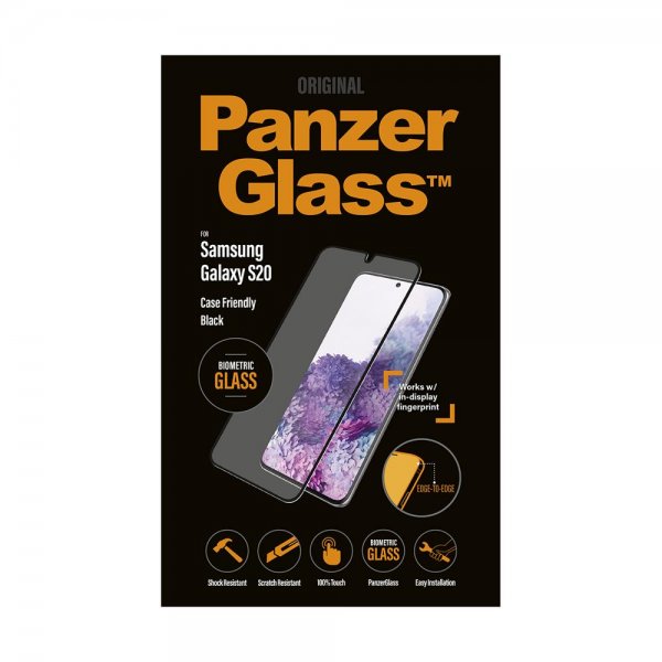 PanzerGlass Samsung Galaxy S20 Skjermbeskytter CaseFriendly Biometric
