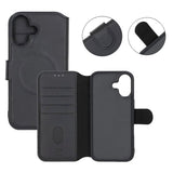 Rvelon iPhone 17 Etui 4 Kortlomme MagSafe Svart