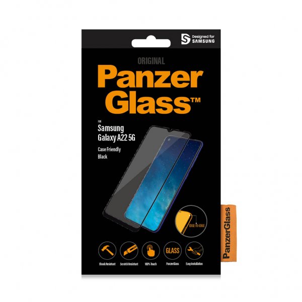 PanzerGlass Samsung Galaxy A22 5G Skjermbeskytter CaseFriendly