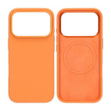 iPhone 17 Pro Deksel Silikon MagSafe Stativ Oransje