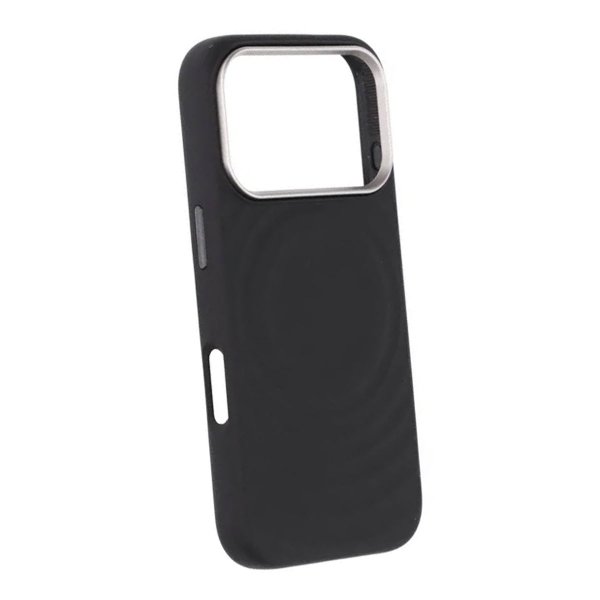 iPhone 17 Pro Deksel Silikon MagSafe Svart