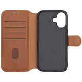 Rvelon iPhone 17 Etui 4 Kortlomme MagSafe Brun