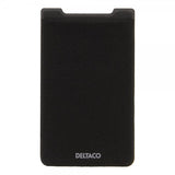 Deltaco Adhesive Card Holder RFID Black