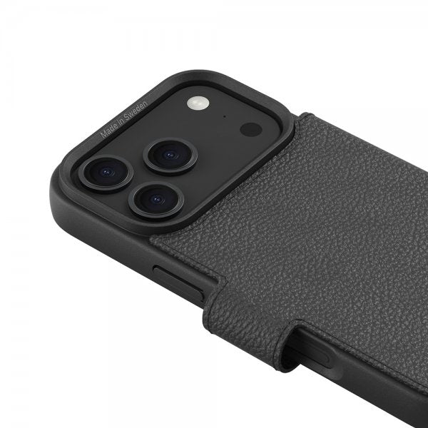 agood company iPhone 17 Pro Etui Sirkulært Lommeboketui Svart