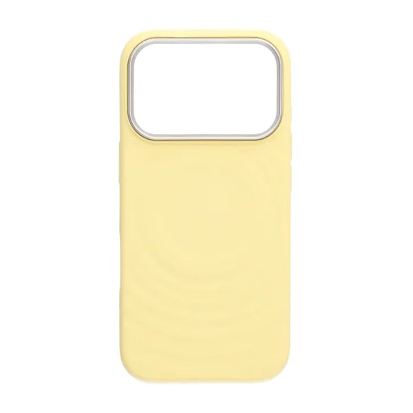 iPhone 17 Pro Deksel Silikon MagSafe Gul