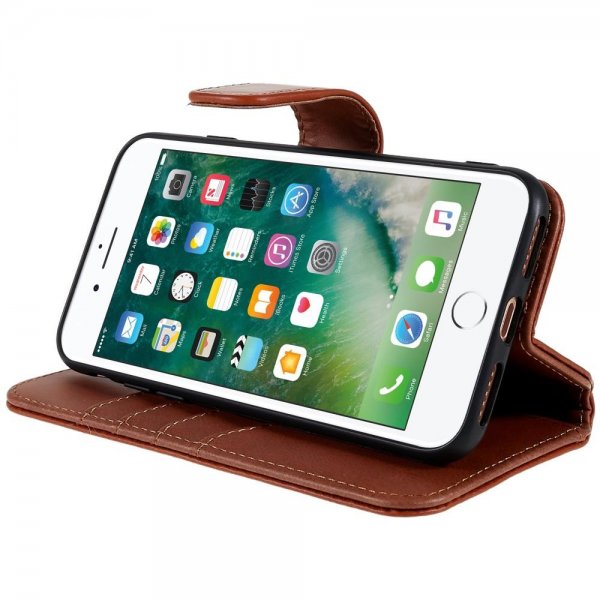 Nordic Covers iPhone 7/8/SE Etui Essential Leather Maple Brown