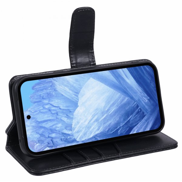 Nordic Covers Google Pixel 8a Etui Essential Leather Raven Black