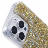 Nordic Covers iPhone 16 Pro Deksel Sparkle Series Citrine Gold