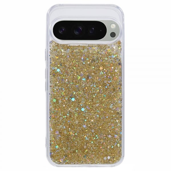 Nordic Covers Google Pixel 9/Pixel 9 Pro Deksel Sparkle Series Citrine Gold