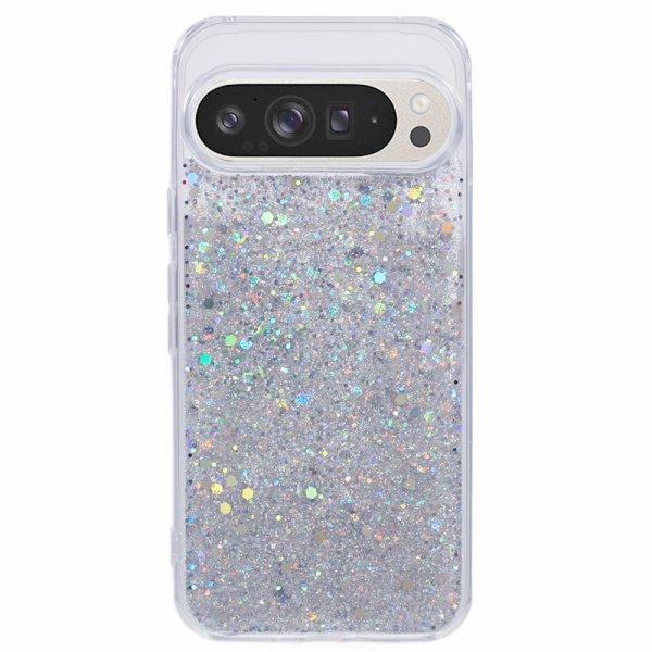 Nordic Covers Google Pixel 9 Pro XL Deksel Sparkle Series Stardust Silver