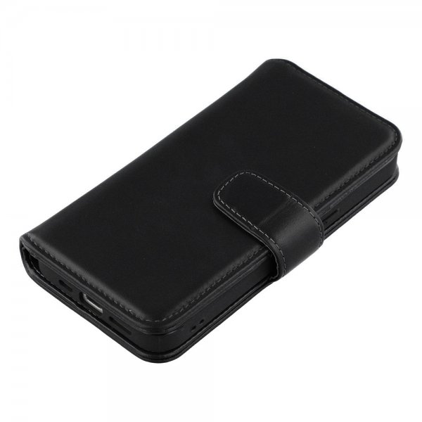 Nordic Covers iPhone 16e/17e Etui Essential Leather Raven Black