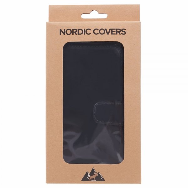 Nordic Covers iPhone 16e/17e Etui Essential Leather Raven Black