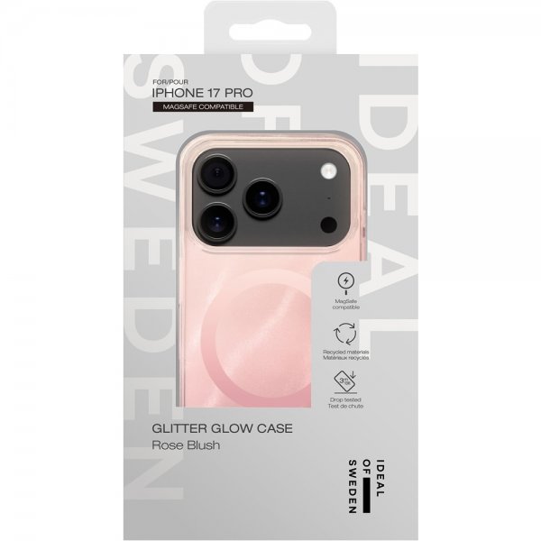 Ideal of Sweden iPhone 17 Pro Deksel Clear Case MagSafe Rose Blush