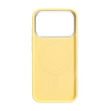iPhone 17 Pro Max Deksel Silikon MagSafe Gul