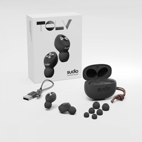 Sudio Tolv Trådløsa Hodetelefoner True Wireless In-Ear Svart