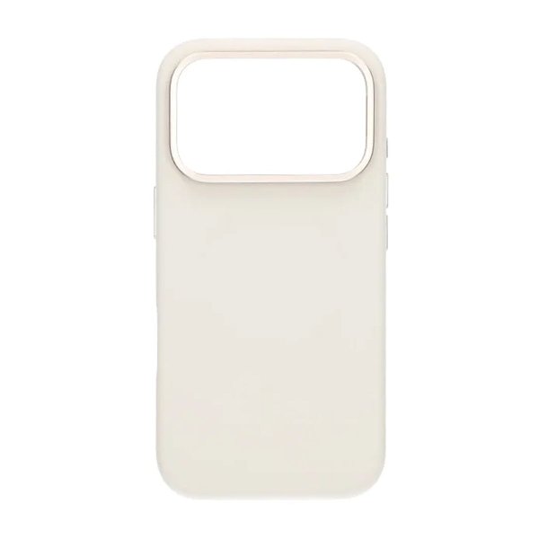 iPhone 17 Pro Deksel Silikon MagSafe Hvit