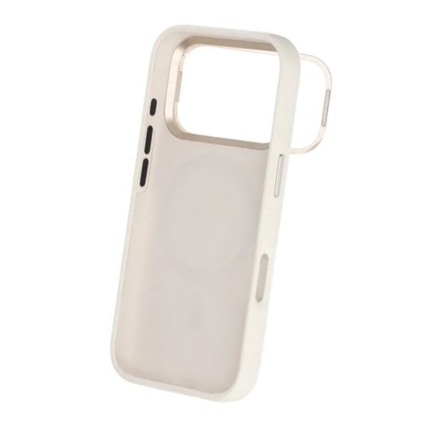 iPhone 17 Pro Max Deksel Silikon MagSafe Hvit