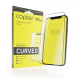 Copter iPhone Xr/11 Skjermbeskytter Exoglass Curved Svart