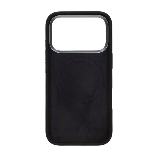 iPhone 17 Pro Max Deksel Silikon MagSafe Svart