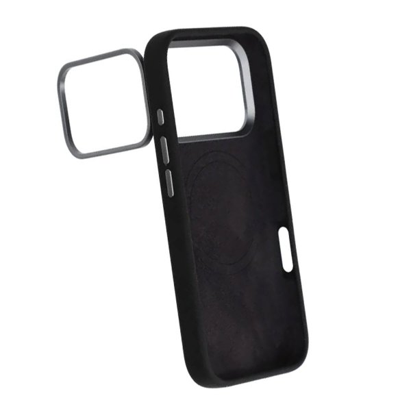 iPhone 17 Pro Deksel Silikon MagSafe Svart