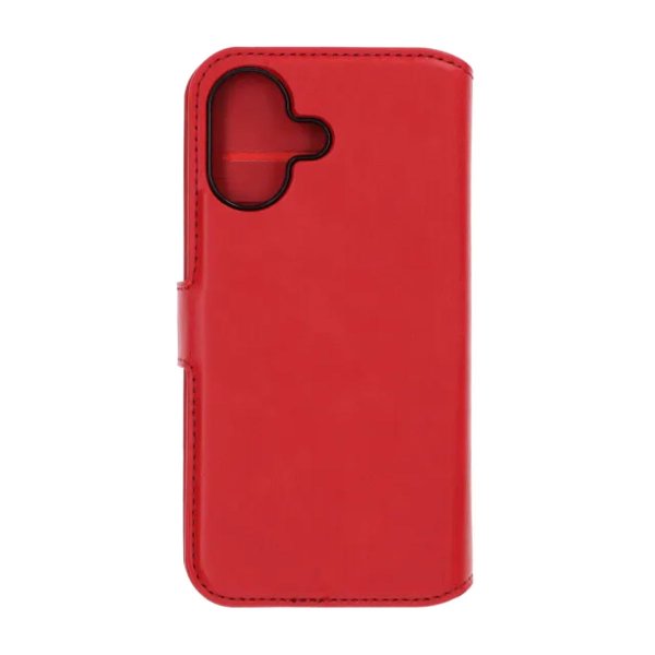 Rvelon iPhone 17 Etui 4 Kortlomme Avtakbart deksel Rød