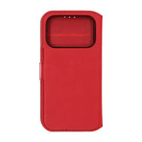 Rvelon iPhone 17 Pro Etui 4 Kortlomme Avtakbart deksel Rød