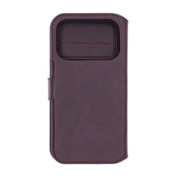 Rvelon iPhone 17 Pro Max Etui 4 Kortlomme Avtakbart deksel Lilla