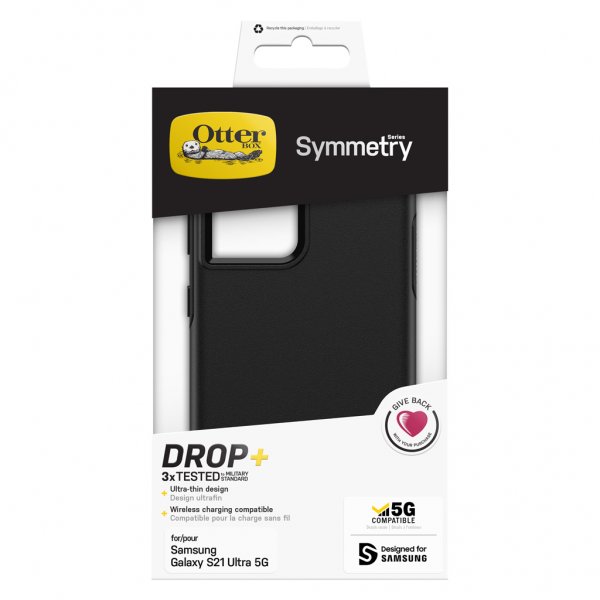 Otterbox Samsung Galaxy S21 Ultra Deksel Symmetry Series Svart