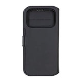 Rvelon iPhone 17 Pro Max Etui 4 Kortlomme Avtakbart deksel Svart