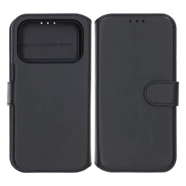 Rvelon iPhone 17 Pro Etui 4 Kortlomme Avtakbart deksel Svart