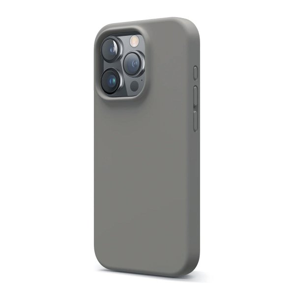 Rvelon iPhone 16 Pro Max Deksel Silikon Grå