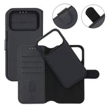 Rvelon iPhone 17 Pro Max Etui 4 Kortlomme Avtakbart deksel Svart