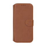 Rvelon iPhone 17 Pro Etui 4 Kortlomme Avtakbart deksel Brun