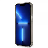 Karl Lagerfeld iPhone 14 Pro Deksel Monogram Vertical Stripe Svart