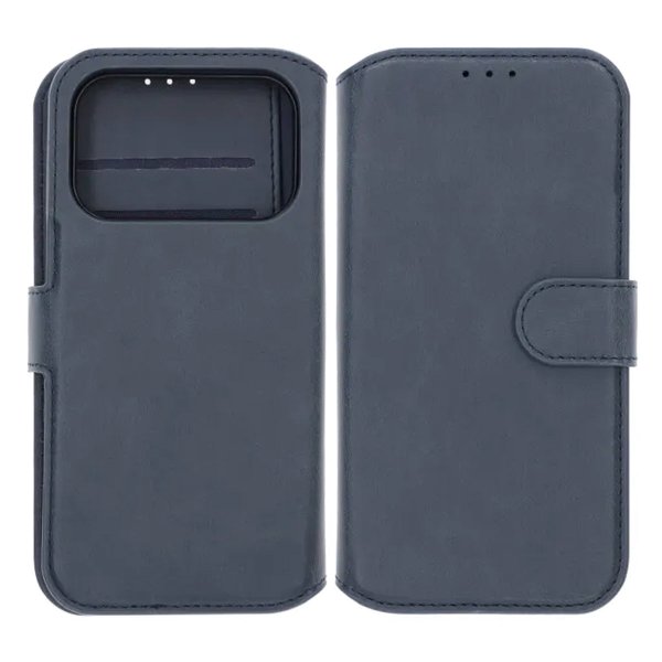 Rvelon iPhone 17 Pro Etui 4 Kortlomme Avtakbart deksel Blå
