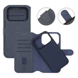 Rvelon iPhone 17 Pro Max Etui 4 Kortlomme Avtakbart deksel Blå
